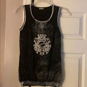 4/$20 Savage 42 Black Tan Distressed Tank Sz Small
